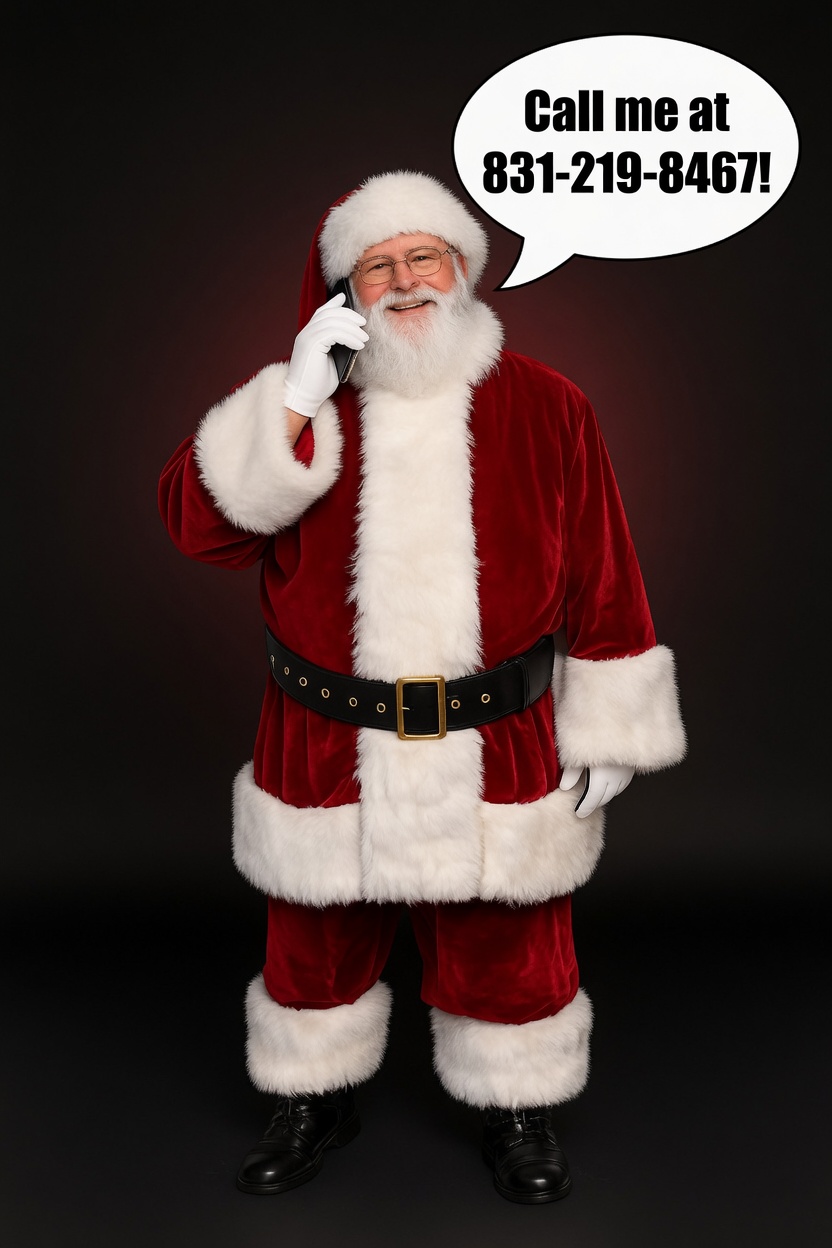 Phone number for Santa Mark of Santa4California